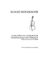 Ignaz Holzbauer Concerto in A for Violoncello and Piano