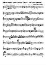 Pierre Gaviniès Concerto for Violin, Cello and Orchestra (Solo Parts and Piano)