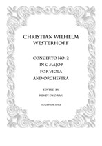 Christian Wilhelm Westerhoff Viola Concerto No.2 in C major (Viola Solo and Piano)