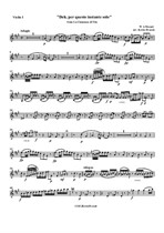 Mozart Aria 'Deh, per questo istante solo' from La Clemenza di Tito, arrangement for Soprano and String Quartet